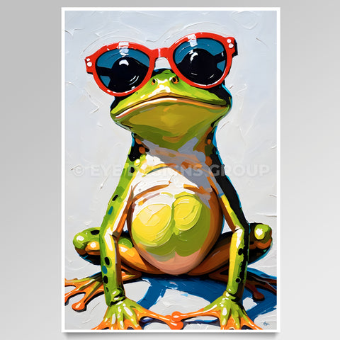OPTICAL ART Frog II