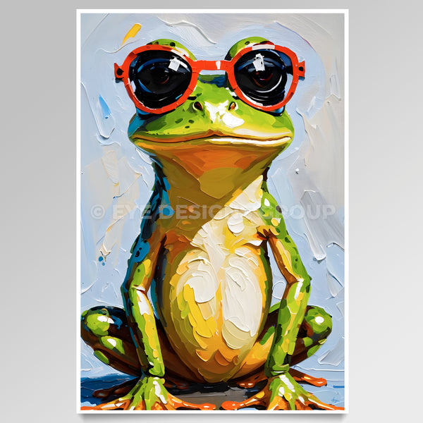 OPTICAL ART Frog I