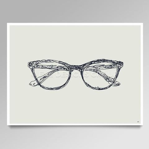 OPTICAL ART Frame Scribble II