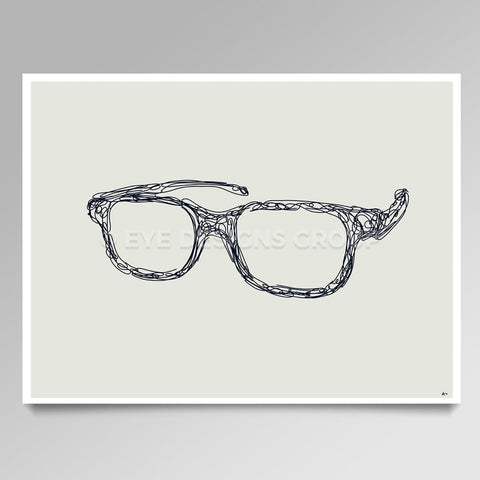 OPTICAL ART Frame Scribble III