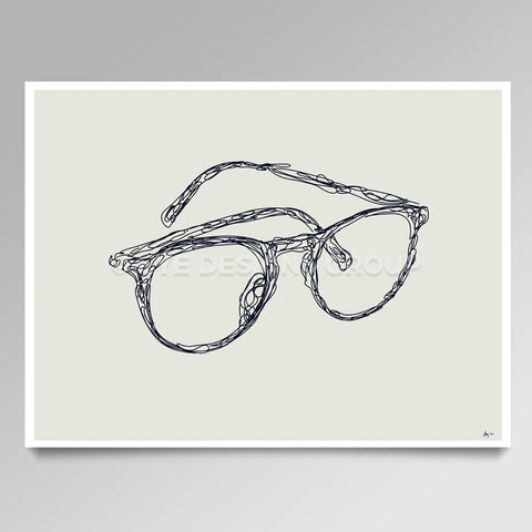 OPTICAL ART Frame Scribble V