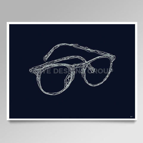 OPTICAL ART Frame Scribble VI