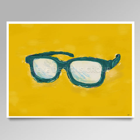 OPTICAL ART Green Frames I