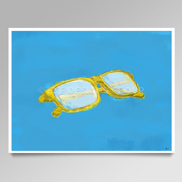 OPTICAL ART Yellow Frames I
