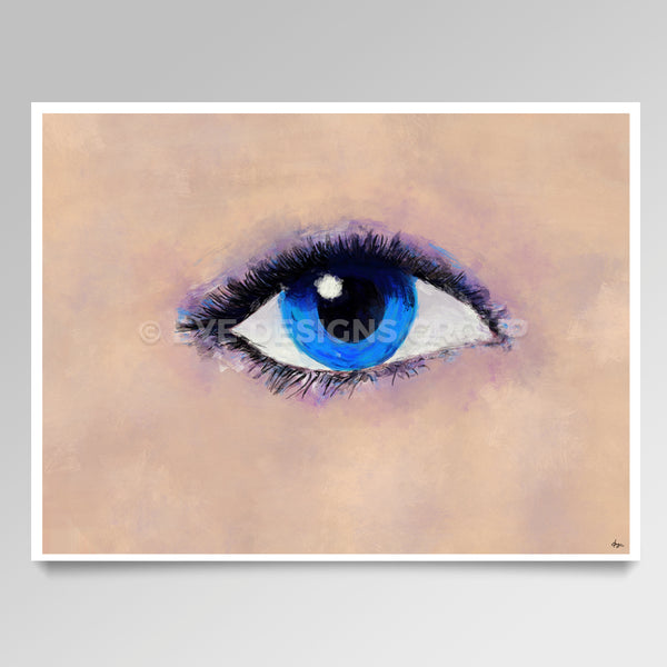 OPTICAL ART Hey Blue Eyes