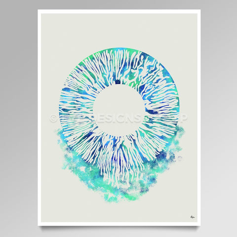 OPTICAL ART Flowing Down 3