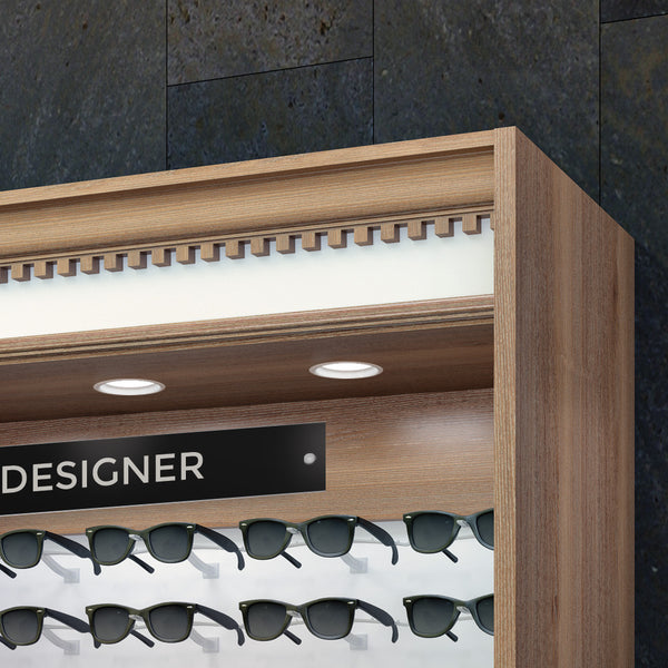 Product Display Header Sign Magnetic Header Sign Panel – Opticaldisplays.com