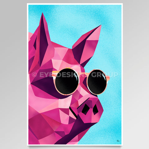 OPTICAL ART Pig I